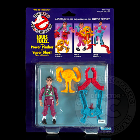 The Real Ghostbusters Power Pack Heroes Figure Display Case