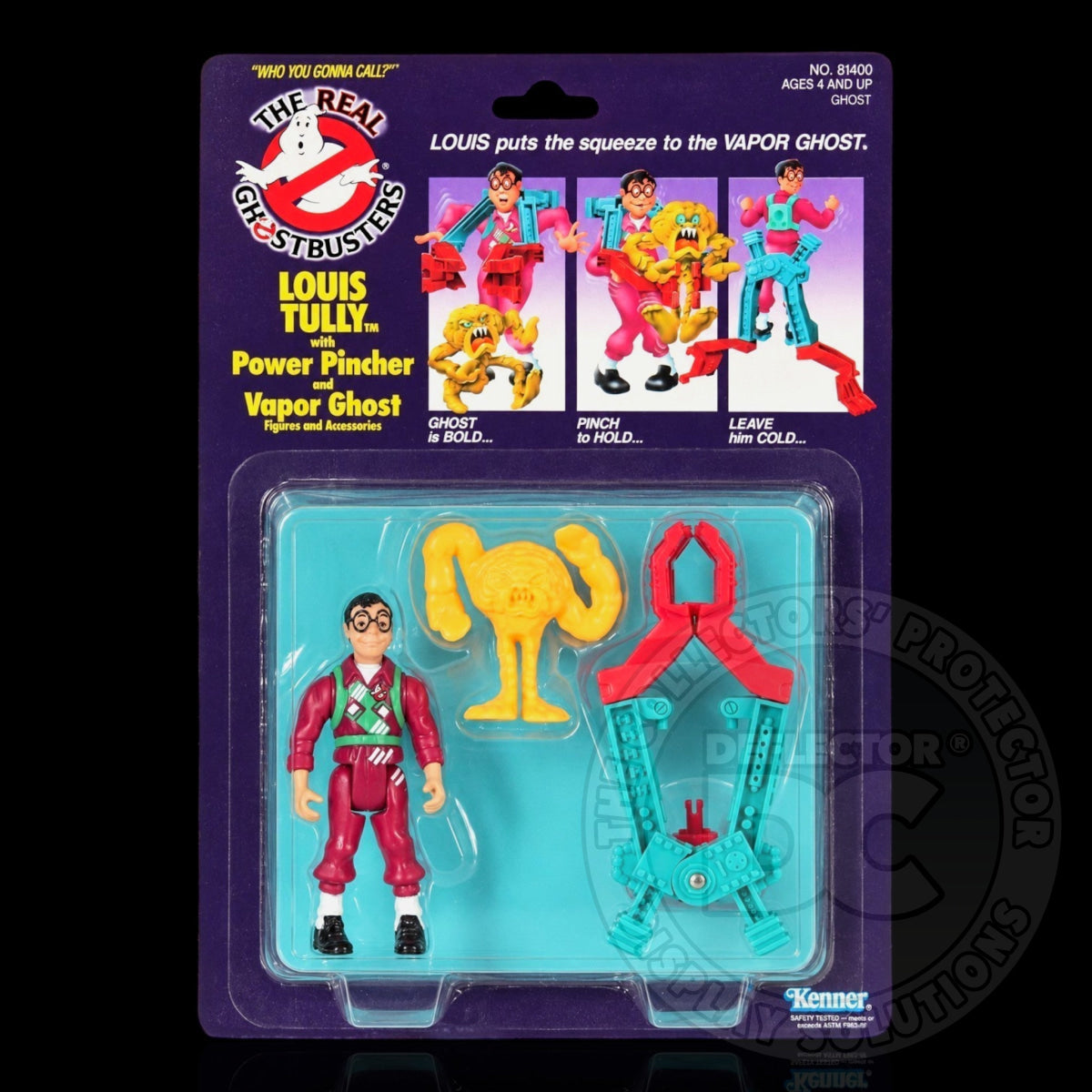 The Real Ghostbusters Power Pack Heroes Figure Display Case