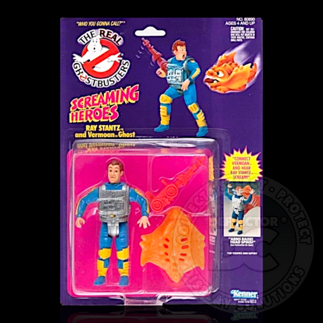The Real Ghostbusters Screaming Heroes Figure Display Case