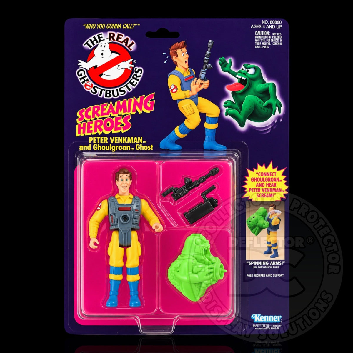 The Real Ghostbusters Screaming Heroes Figure Display Case