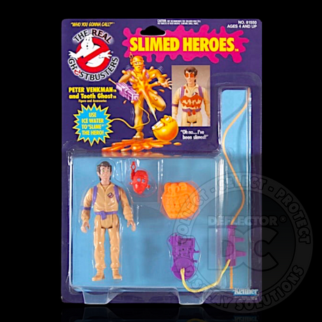 The Real Ghostbusters Slimed Heroes Figure Display Case