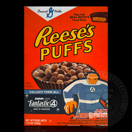 Reese’s Puffs Fantastic Four First Steps Cereal Box Display