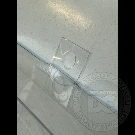 Removable Display Case Hang Tab