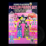 Robo Machine Puzzler Fiends 6-Set (GoBots) Display Case