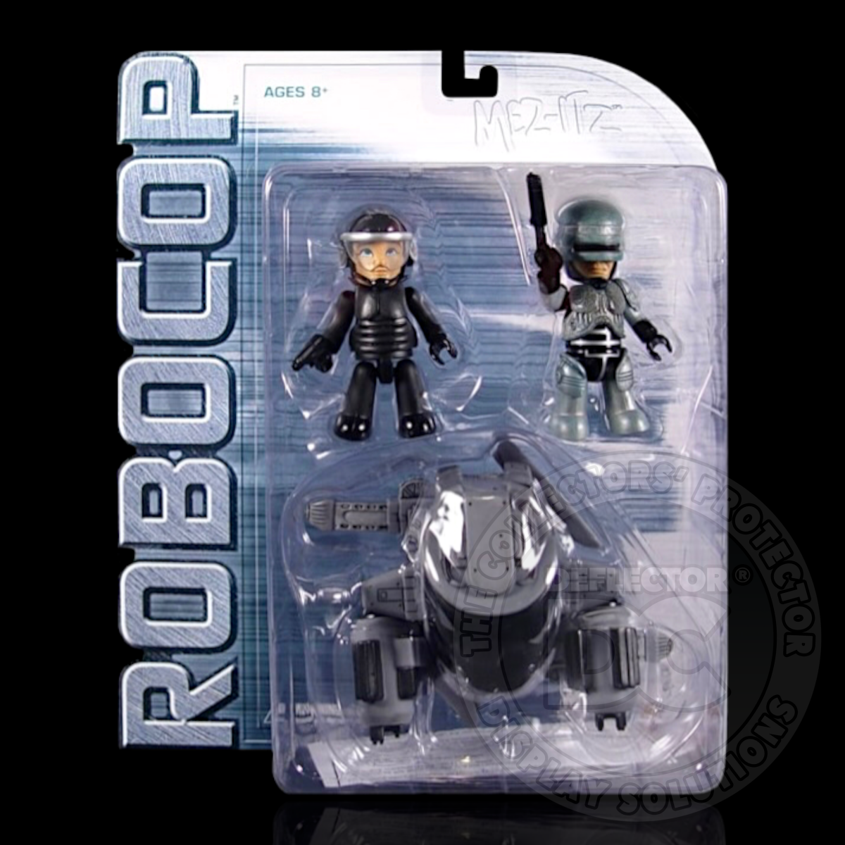 Robocop ED-209 Officer Lewis 3-Pack (Mez-Itz) Display Case
