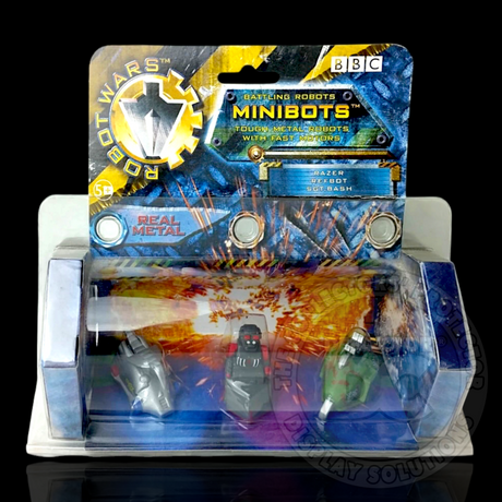 Robot Wars Minibots 3-Pack Display Case
