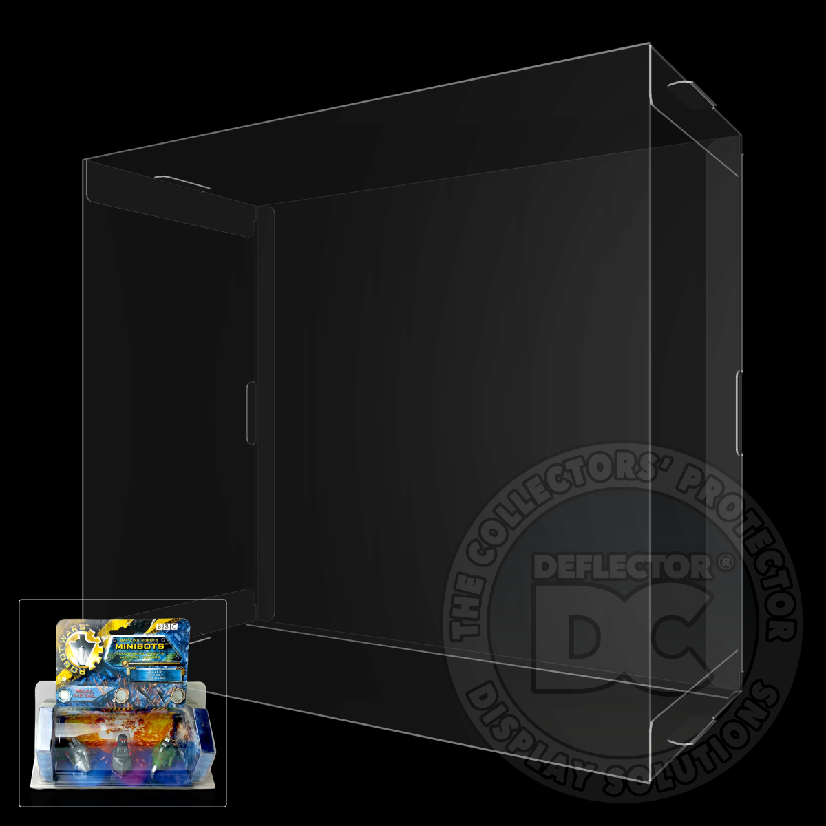 Robot Wars Minibots 3-Pack Display Case