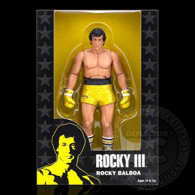 Rocky 40th Anniversary Rocky III (Wave 1) Figure Display