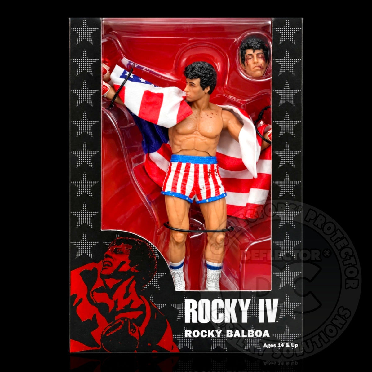 Rocky 40th Anniversary Rocky IV (Wave 2) Figure Display Case