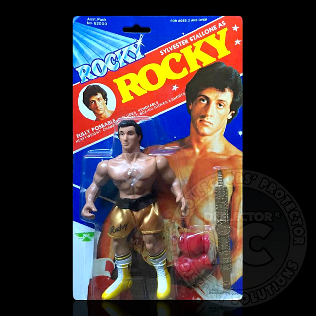 Rocky Fully Poseable (Phoenix Toys) Figure Display Case