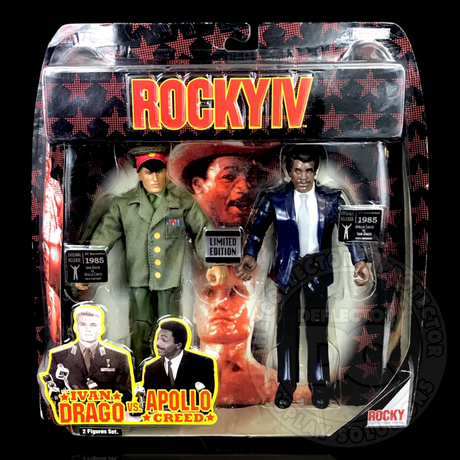 Rocky IV Ivan Drago vs Apollo Creed 2 Figure Set (Jakks)