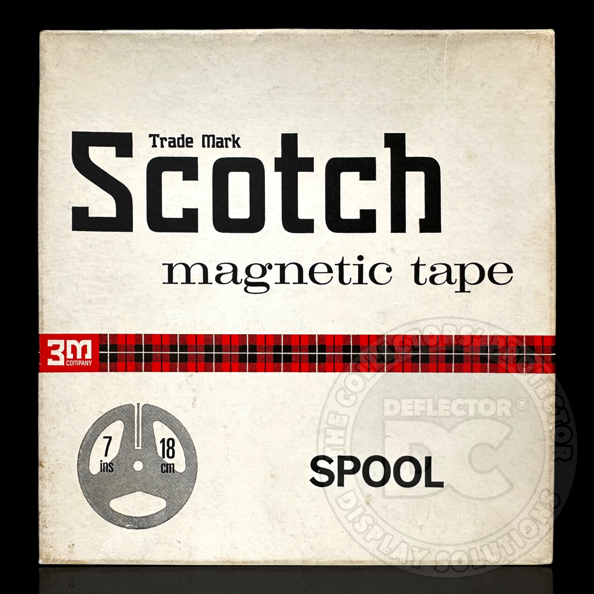 Scotch 3M 7” - 18cm Magnetic Tape Spool Display Case