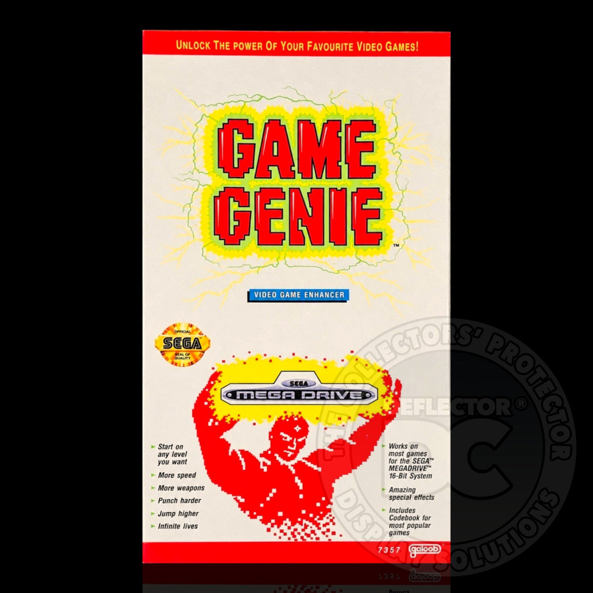 Sega Mega Drive Game Genie Display Case