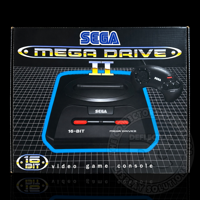 Sega Mega Drive II (1 Control Pad) Console Display Case
