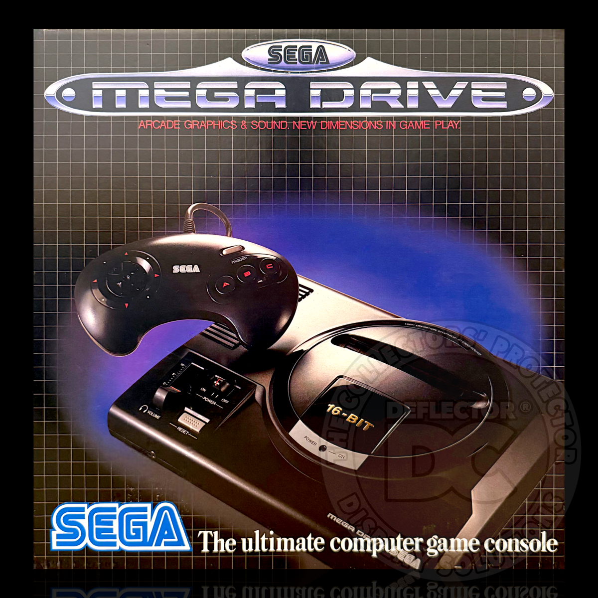 Sega Mega Drive (Model 1) Console Display Case