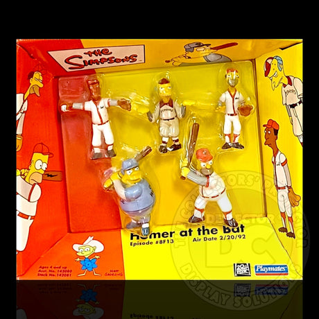 The Simpsons Homer at the Bat 5-Figure Set Display Case