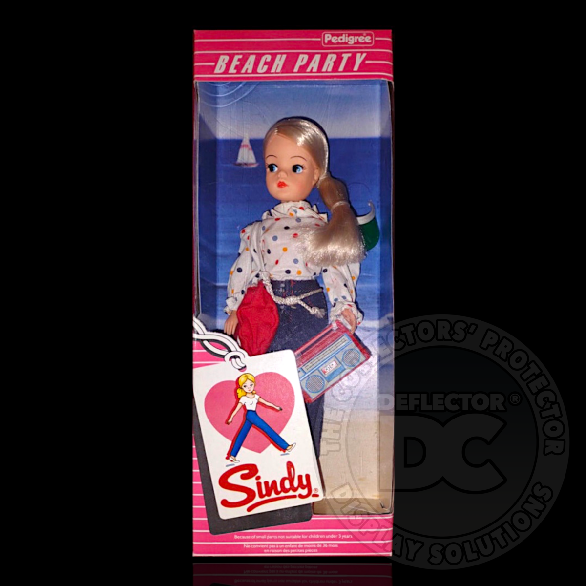 Sindy Beach Party (Pedigree) Doll Display Case