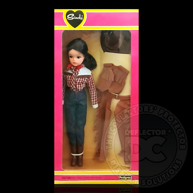 Sindy Goes West (Pedigree) Doll Display Case