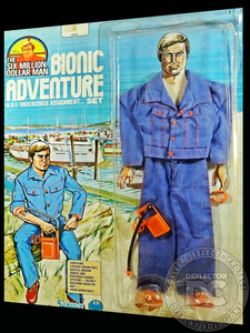 Six Million Dollar Man Bionic Adventure Set Display Case