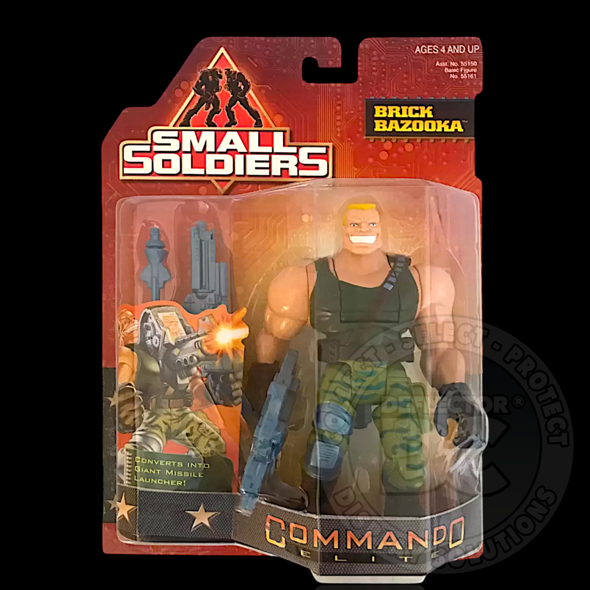 Small Soldiers 6 Inch Figure Display Case Deluxe 600µm Folding Display Case