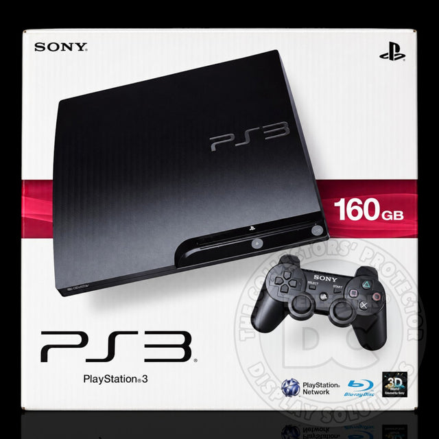 Sony Playstation 3 Slim 160GB Console Display Case
