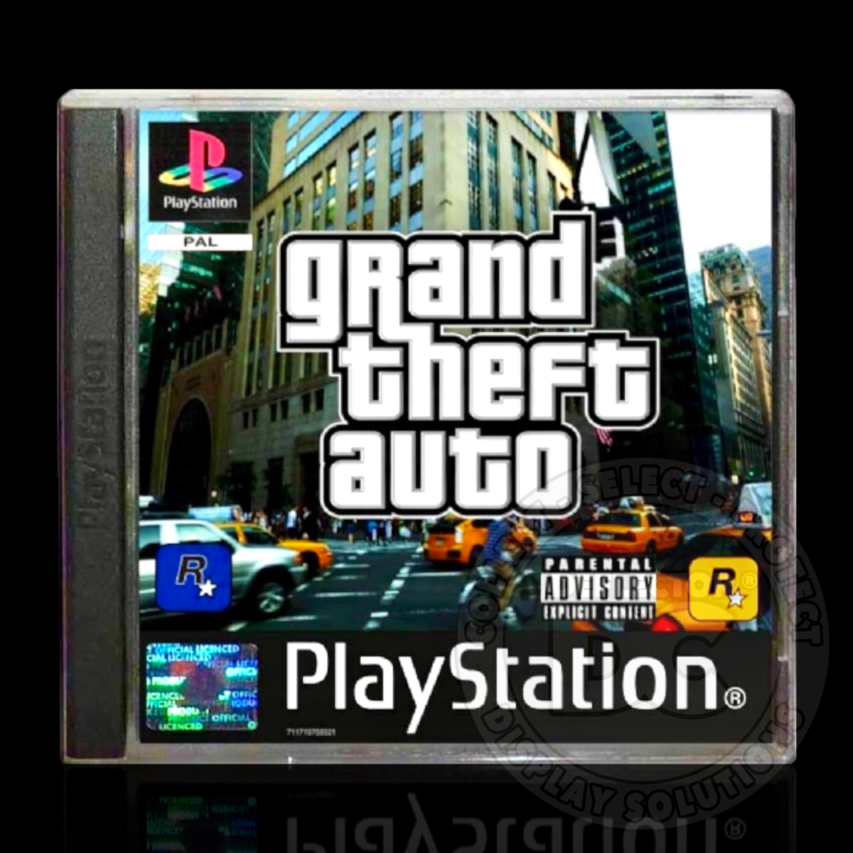 Sony PlayStation (PS1) Game Disc Case Display Case