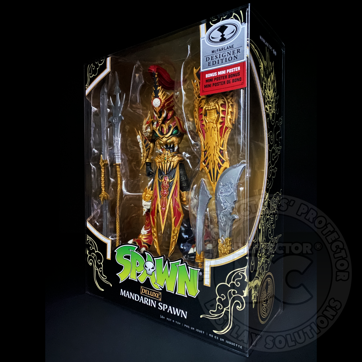 Spawn (Deluxe Mandarin Spawn) Figure Display Case – Deflector DC