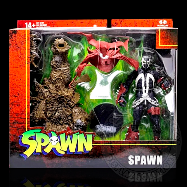 Spawn Universe Deluxe Spawn and Throne Figure Set Display