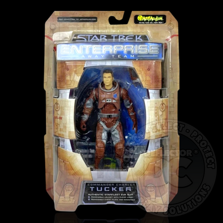 Star Trek Art Asylum Enterprise Away Team Figure Display