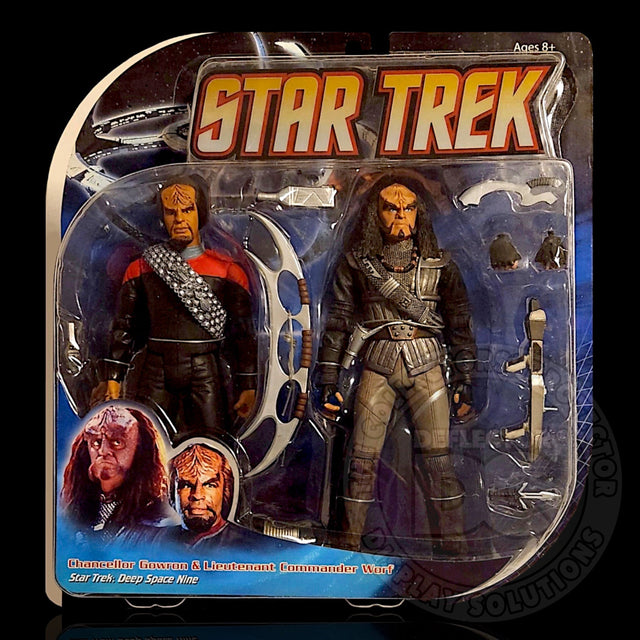 Star Trek Deep Space Nine Chancellor Gowron & Lieutenant