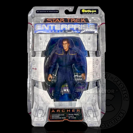 Star Trek Enterprise Broken Bow Figure Display Case
