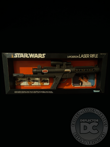 Star Wars 3 Position Laser Rifle (Kenner) Display Case