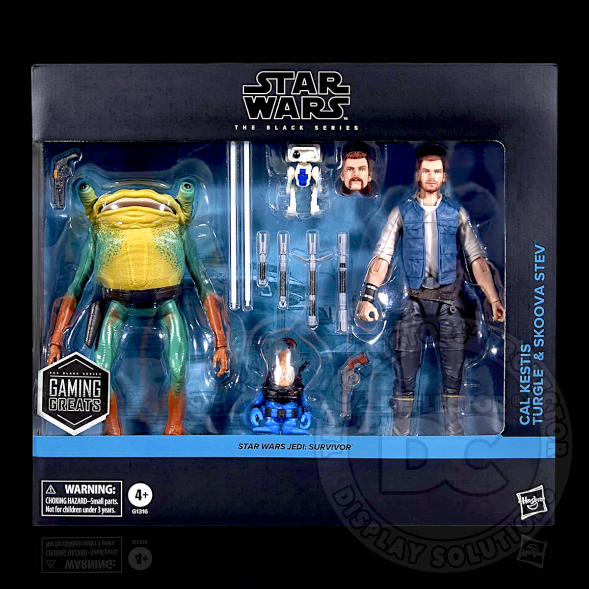 Star Wars The Black Series Cal Kestis Turgle & Skoova Stev