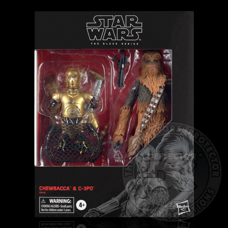 Star Wars The Black Series Chewbacca & C-3PO Figure Display