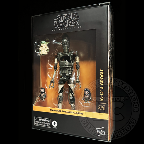 Star Wars Black Series Deluxe IG-12 & Grogu Figure Display