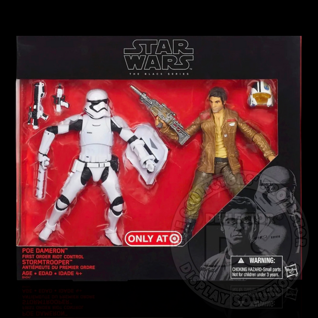 Star Wars The Black Series Poe Dameron & First Order Riot