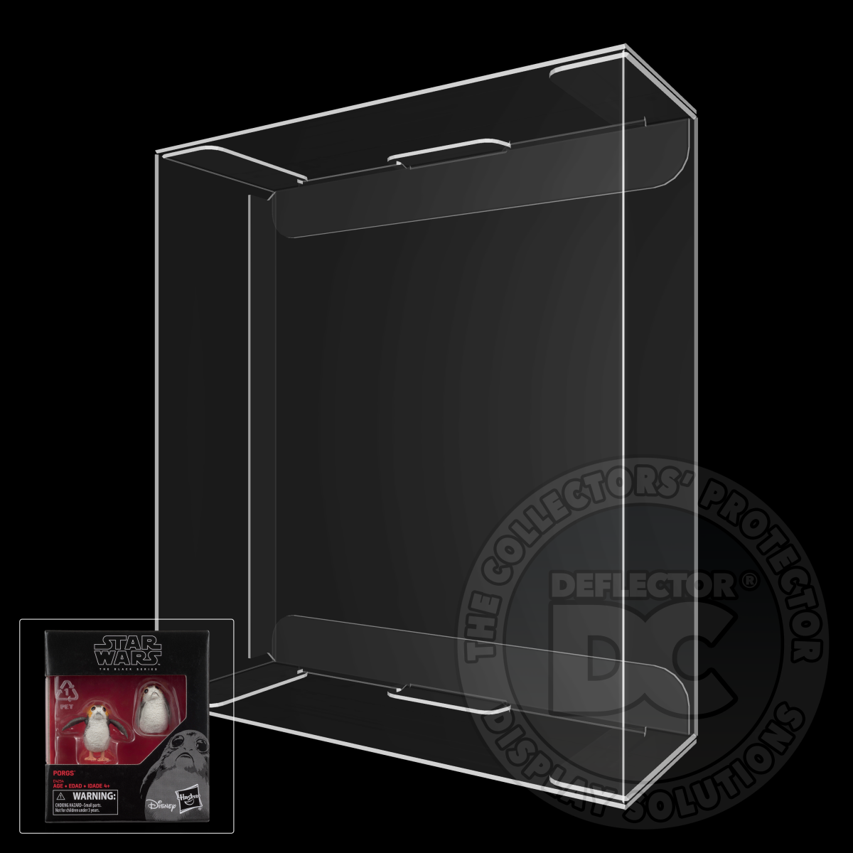 Star Wars The Black Series Porgs Figure Display Case