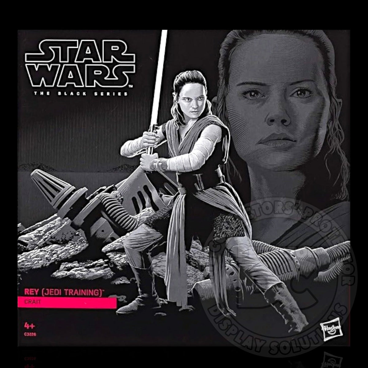 Star Wars The Black Series Rey (Jedi Training) Crait Figure