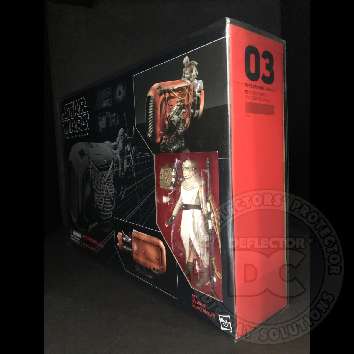 Star Wars The Black Series Rey’s Speeder (Jakku) Display
