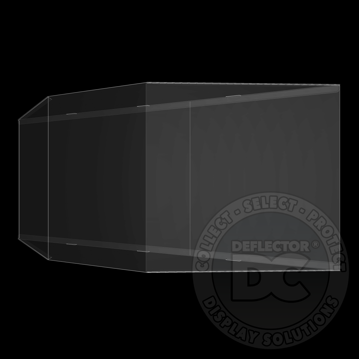 Star Wars The Black Series The Ronin & R5-D56 Figure Display Case Deluxe 600µm / Open Box Folding Display Case