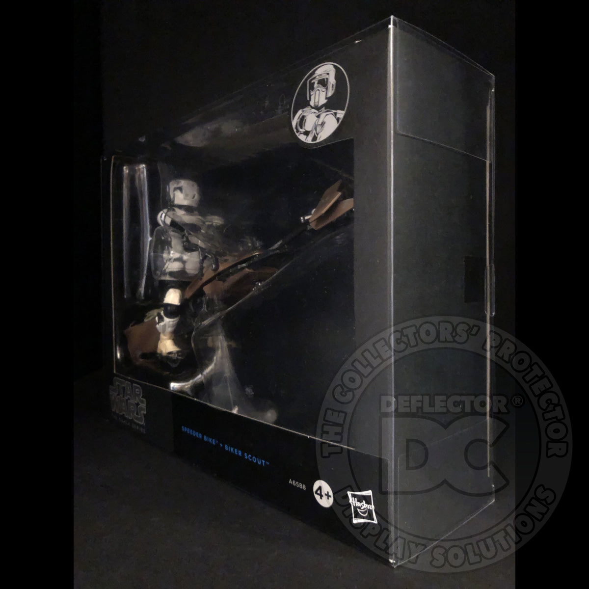 Star Wars The Black Series Speeder Bike with Biker Scout