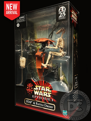 Star Wars Black Series STAP & Battle Droid Figure Display