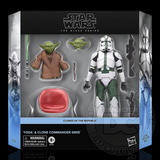 Star Wars The Black Series Yoda & Clone Commander Gree
