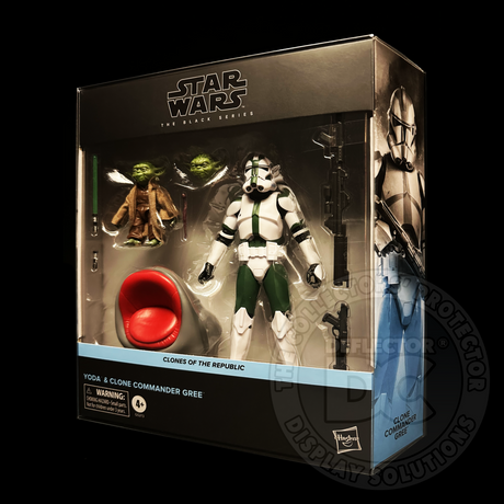 Star Wars Black Series Yoda & Clone Commander Gree Figure
