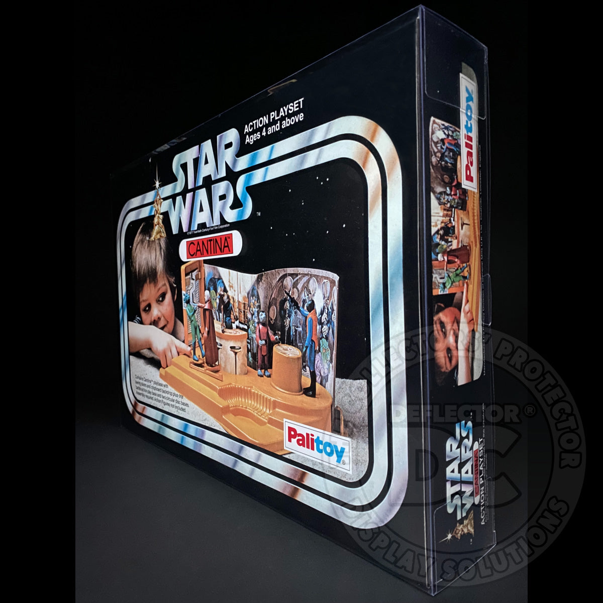 Star Wars Cantina Action Playset (Palitoy) Display Case