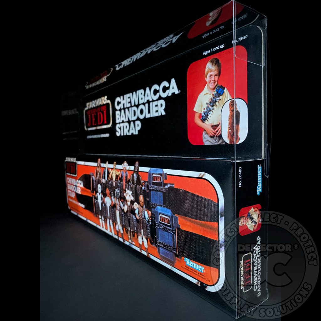 Star Wars Chewbacca Bandolier Strap (Kenner) Display Case