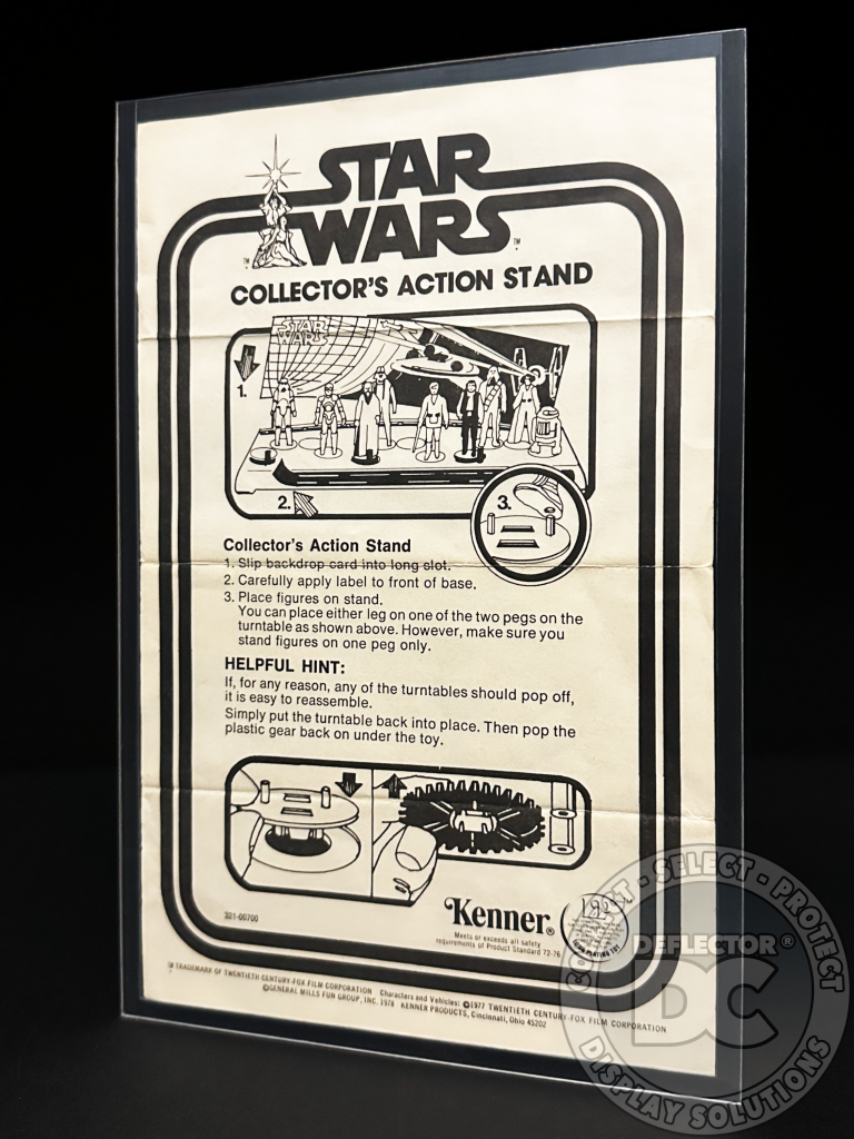 Star Wars Collector’s Action Stand Instructions Display