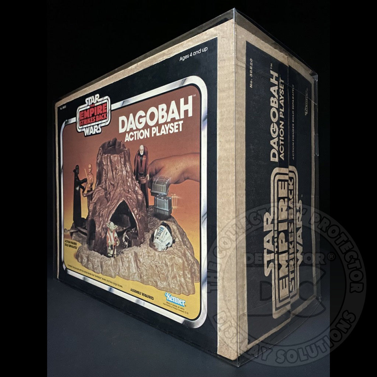 Star Wars Dagobah Action Playset (Kenner) Display Case
