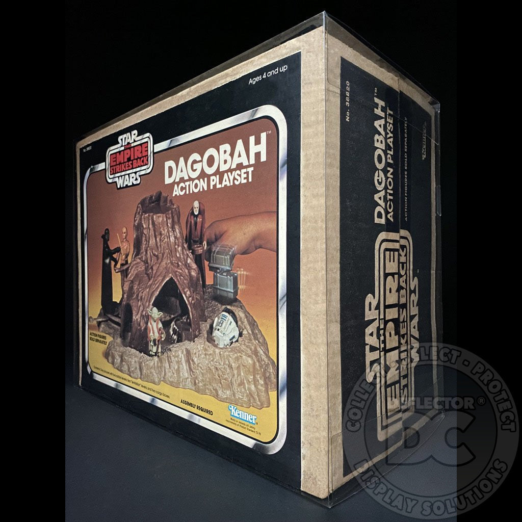 Star Wars Dagobah Action Playset (Kenner) Display Case