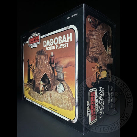 Star Wars Dagobah Action Playset (Palitoy) Display Case